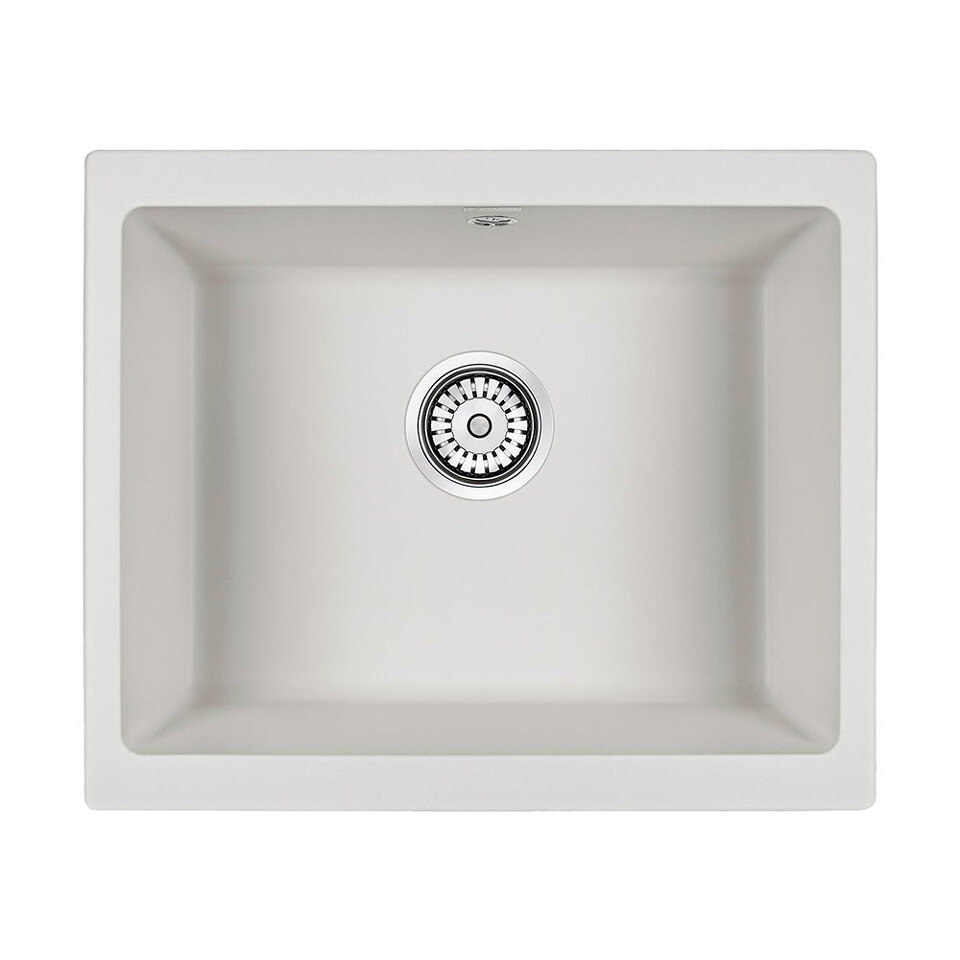 Фото Кварцевая мойка Paulmark GERA 60 PM205546-WH Белый матовый WH