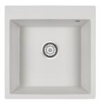 Превью картинка Кварцевая мойка Paulmark KANTE 50 PM105152-WH Белый матовый WH #2