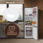 Превью картинка Холодильник с нижней морозилкой Weissgauff WRK 1800 Defrost Dark Grey #5