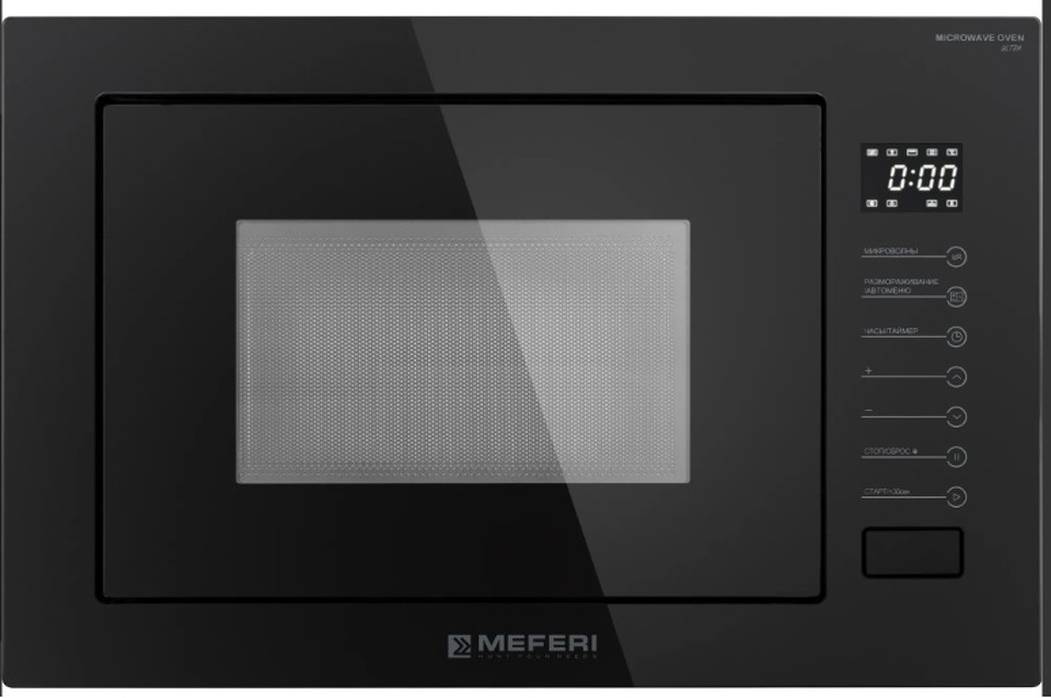 Фото Печь микроволновая встраиваемая Meferi MMO6025BK MATT ULTRA