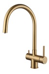 Превью картинка Смеситель для кухни Paulmark HELLER He213218-BG Брашированное золото BG #2