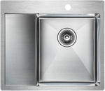 Превью картинка Металлическая мойка Paulmark KRONER 59F PM225951-BSR Брашированная сталь #2