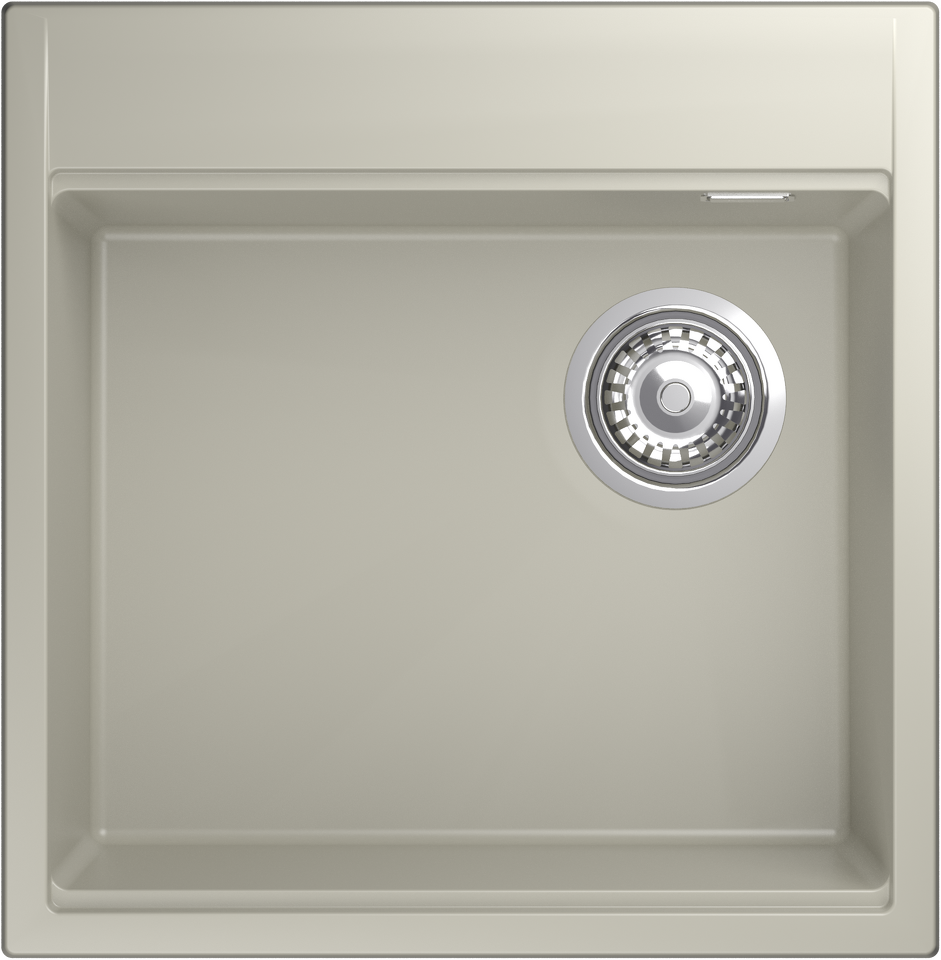 Фото Гранитная мойка Rivelato TESORO 505-R 1-чаш 500*510 topazio