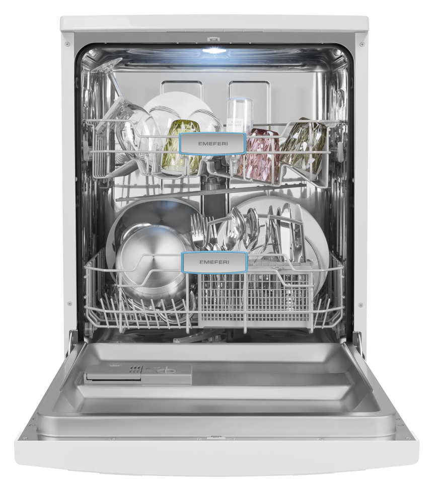 Фото Посудомоечная машина 60см Meferi MDW6062WH FS LIGHT