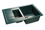Превью картинка Мраморная мойка GranFest QUADRO 775KL Зеленый #1