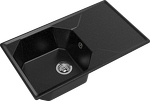 Превью картинка Мраморная мойка GranFest UNIQUE 840L Черный #2