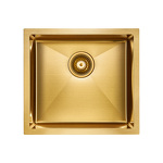 Превью картинка Металлическая мойка Paulmark NEXT 48 UNI PM214844-BG Брашированное золото BG #1