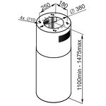Превью картинка Островная вытяжка Maunfeld LEE PUSH 39 WHITE #9