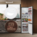 Превью картинка Холодильник с нижней морозилкой Weissgauff WRK 1800 Defrost Black #5