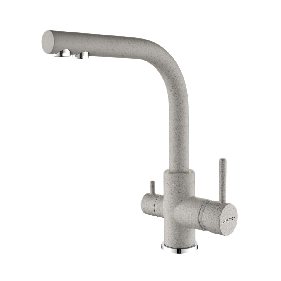 Фото Смеситель для кухни Paulmark ESSEN Es213011 Es213011-GR Серый GR
