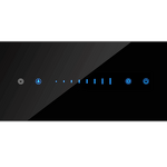 Превью картинка Вытяжка встраиваемая в столешницу  Maunfeld Prestige 90 Black #5