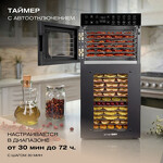 Превью картинка Сушилка для овощей и фруктов Дегидратор Meyvel MDH20-1S2 (Black) #33