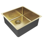 Превью картинка Металлическая мойка Paulmark VISTA 44 UNI PM304444-LG Светлое золото #3