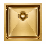 Превью картинка Металлическая мойка Paulmark NEXT 44 UNI PM214444-BG Брашированное золото BG #2