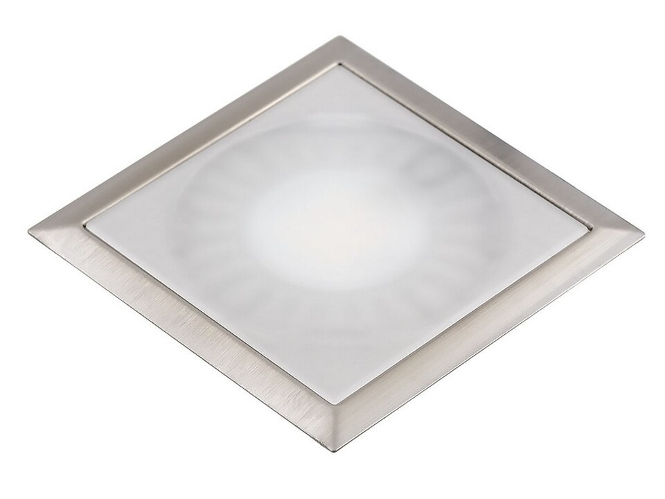 Фото Forma e Funzione Светодиодный светильник SUN QUADRO, 24 V, врезной, теплый, сталь