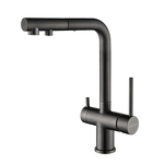 Превью картинка Смеситель для кухни Paulmark SERPENTINE Se213222-GM Вороненая сталь GM #1