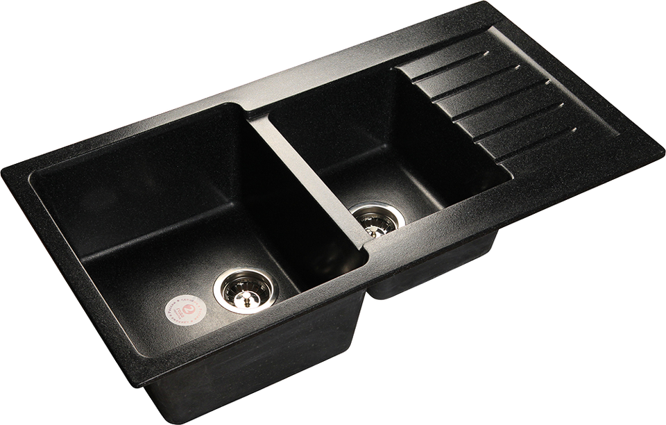 Фото Мраморная мойка GranFest PRACTIK 980KL Черный