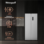 Превью картинка  Холодильник side by side Weissgauff WSBS 500 Inverter NoFrost White #10