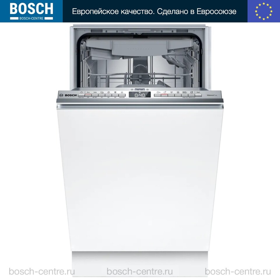 Фото Посудомоечная машина 45см встраиваемая Bosch SPV4HMX10E