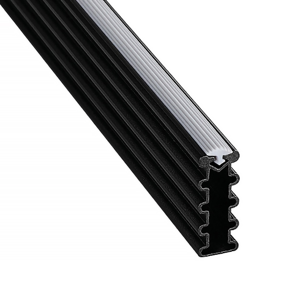 Фото Duslar Штанга рифленая RIFF для одежды, длина 3000 мм, черный