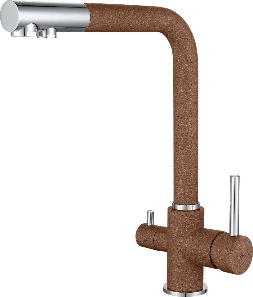 Фото Смеситель для кухни GranFest 3611 Терракот