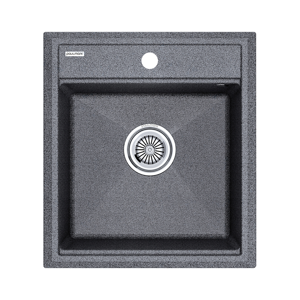 Фото Кварцевая мойка Paulmark STEPIA 45 PM114651-DG Графит DG