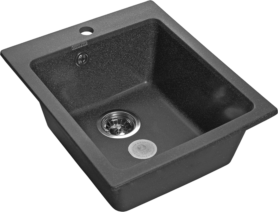Фото Мраморная мойка GranFest PRACTIK 505 Графит
