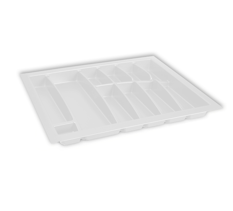 Фото Dirks Лоток LINE для столовых приборов, ширина фасада 700 мм, 618x473х56 мм, белый 