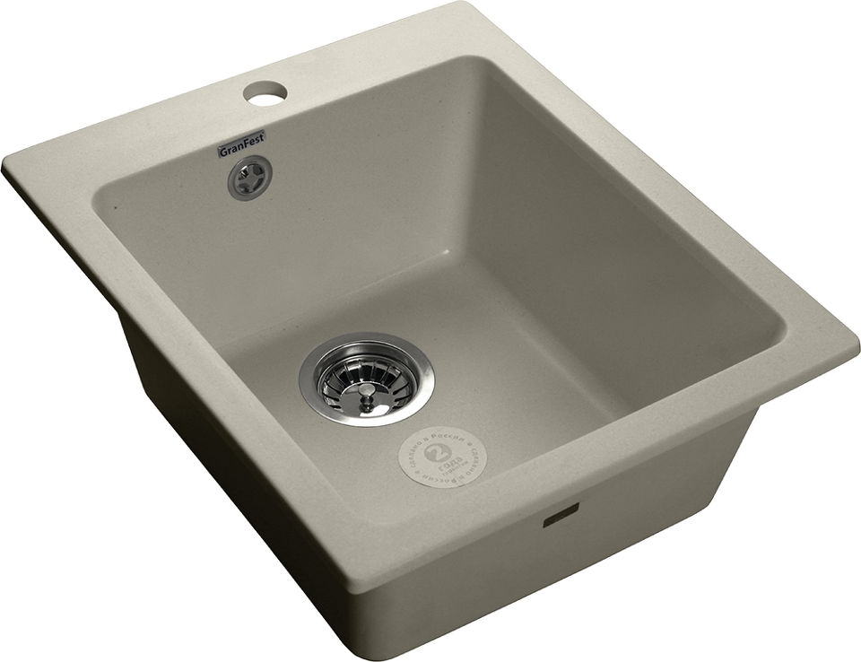 Фото Мраморная мойка GranFest PRACTIK 505 Топаз
