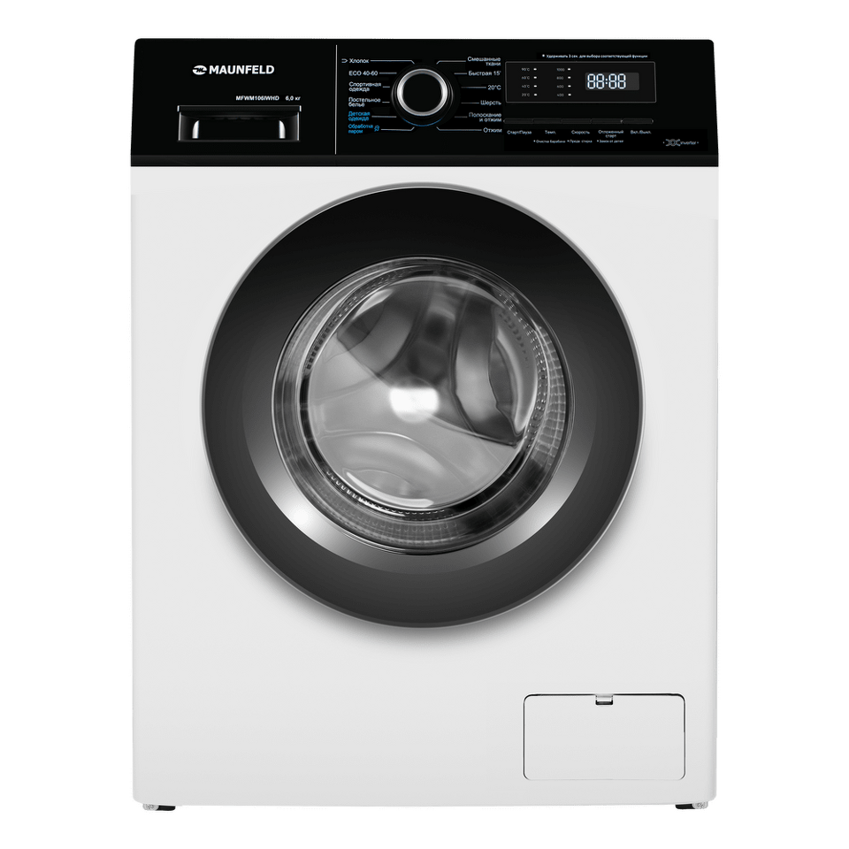 Фото Стиральная машина с фронтальной загрузкой Maunfeld MFWM106IWHD
