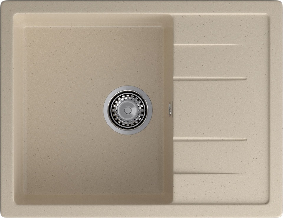 Фото Мраморная мойка GranFest QUADRO 650L Кашемир