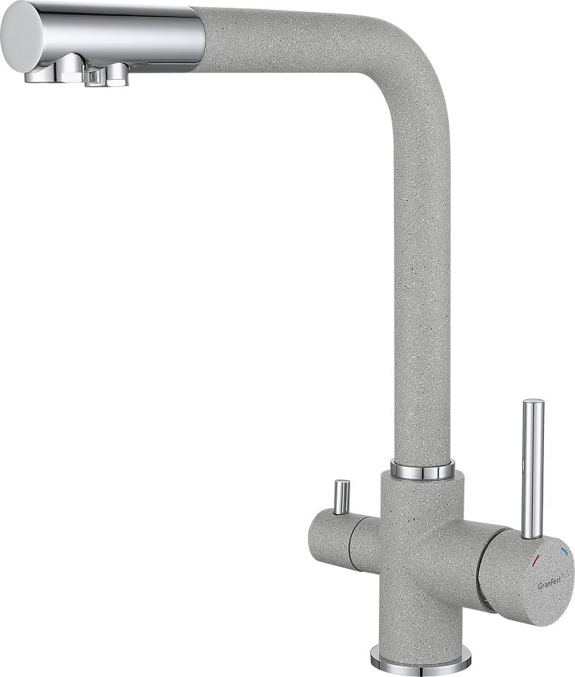 Фото Смеситель для кухни GranFest 3611 Серый