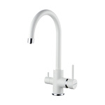 Превью картинка Смеситель для кухни Paulmark ESSEN Es213211 Es213211-WH Белый матовый WH #1