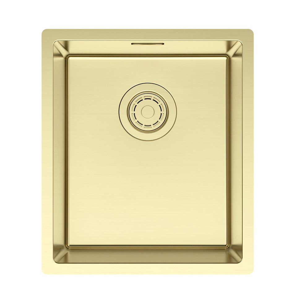 Фото Металлическая мойка Paulmark LASSAN 38 UNI LA38-LG Светлое золото
