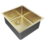 Превью картинка Металлическая мойка Paulmark VISTA 38 UNI PM904438-LG Светлое золото #3