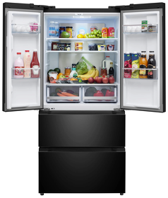 Картинка Meferi MFR83BLACK IX TOTAL NO FROST FRENCH DOOR COMFORT