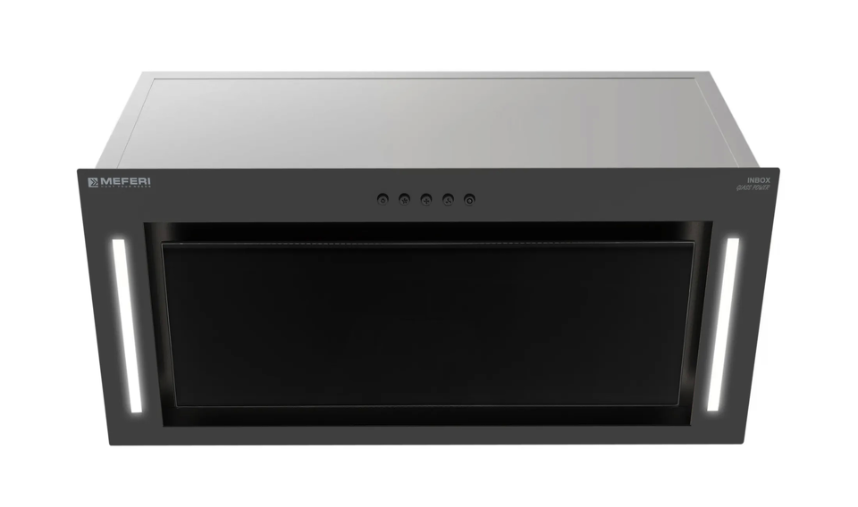 Фото Полновстраиваемая вытяжка Meferi INBOX60BK GLASS POWER