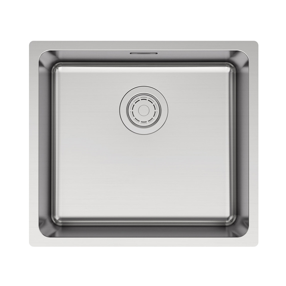 Фото Гранитная мойка Paulmark YUNI 49 UNI YU49-BS Брашированная сталь