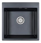 Превью картинка Кварцевая мойка Paulmark KANTE 50 PM105152-BLM Черный #2