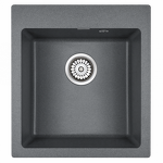 Превью картинка Кварцевая мойка Paulmark KANTE 45 PM104651-DG Графит DG #2