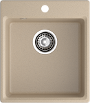 Превью картинка Мраморная мойка GranFest LEVEL 420 Песочный #1