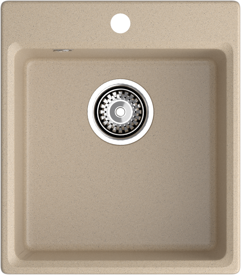 Фото Мраморная мойка GranFest LEVEL 420 Песочный