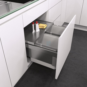 Картинка Vauth-Sagel Система сортировки ENVI SPACE 38 л,выдвижной фасад 500 мм, серый