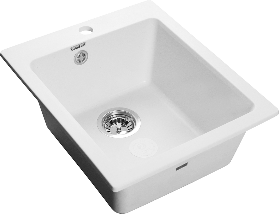 Фото Мраморная мойка GranFest PRACTIK 505 Иней