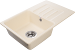 Превью картинка Мраморная мойка GranFest GF-SMART 680L Бежевый #2