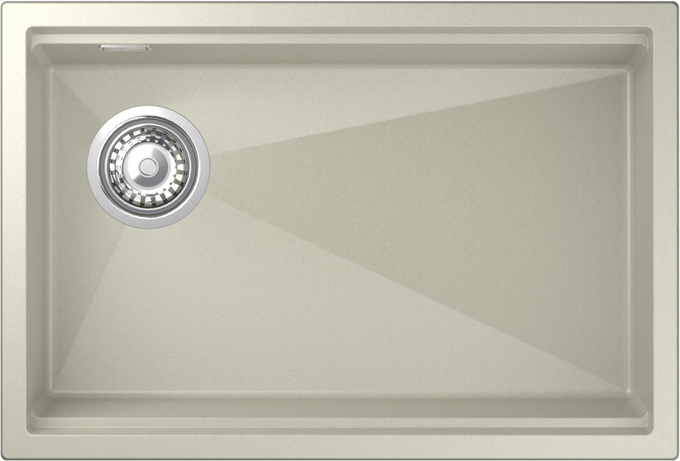 Фото Гранитная мойка Rivelato LINO 654-L 1-чаш 650*440 topazio