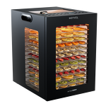 Превью картинка Сушилка для овощей и фруктов Дегидратор Meyvel MDH14-2S (Black) #1