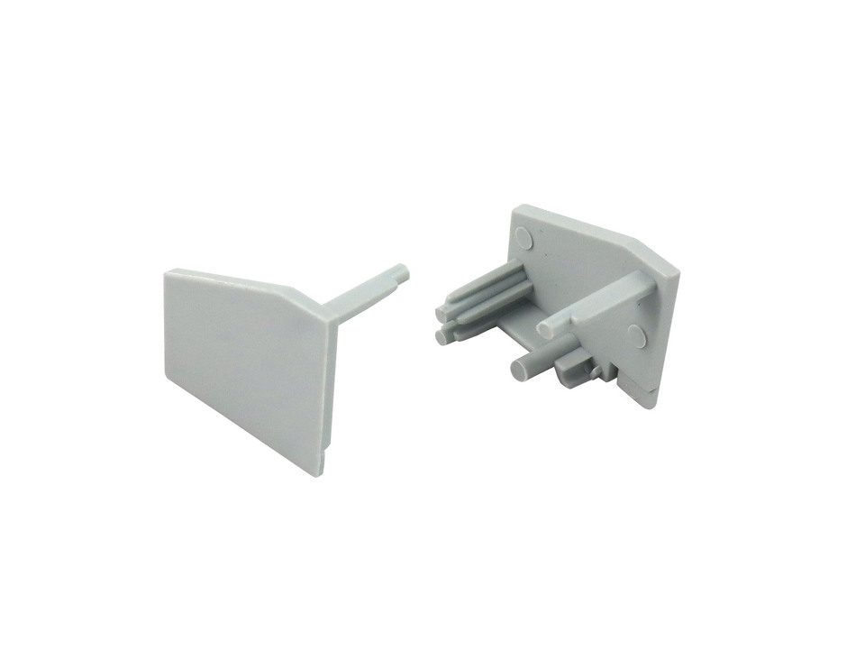 Фото Forma e Funzione Комплект заглушек для профиля DLIGHT COR, серый