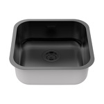 Превью картинка Гранитная мойка Paulmark VELLO 44 UNI VE44-MBN Матовый черный #3