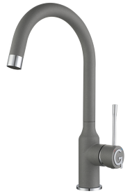 Картинка Rivelato Garda U-обр. D-35мм grigio metallizzato/cromo